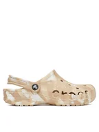 Klapki i japonki męskie - Crocs Klapki C-BAYA MARBLED CLOG 206935-2ZM Beżowy - miniaturka - grafika 1
