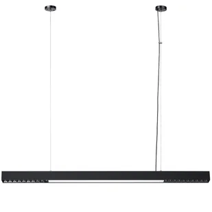 Czarna listwa LED nad stół 120cm LP-1301/1P L BK SMART z serii CALI L - Lampy sufitowe - miniaturka - grafika 1