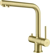 Baterie kuchenne - Bateria BLUE WATER CRYSTAL mosiądz antyczny (złoty szczotkowany) (BW-5901730616583) - miniaturka - grafika 1