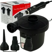 Materace turystyczne - POMPKA ELEKTRYCZNA DO MATERACA BASENU 12V+KOŃCÓWKI - miniaturka - grafika 1