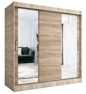 Szafy - Szafa przesuwna dąb sonoma 200 cm D1-K54 - miniaturka - grafika 1