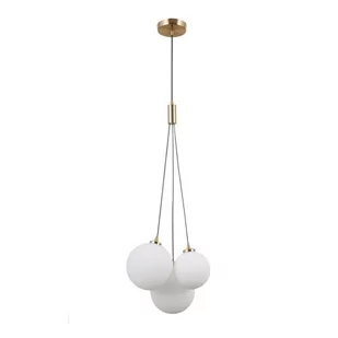 Perlos lampa wisząca 3-punktowa mosiądz miodowy PND-54456-3-HB - Lampy sufitowe - miniaturka - grafika 1