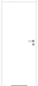 Drzwi wewnętrzne - Skrzydło łazienkowe Max 80 uniwersalne, białe - miniaturka - grafika 1