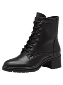 Botki damskie - Tamaris Damskie sztyblety 1-25242-43, czarna skóra, 40 EU, czarna skóra, 40 EU - miniaturka - grafika 1