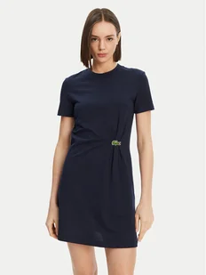 Lacoste Sukienka codzienna EF0583 Granatowy Regular Fit - Sukienki - miniaturka - grafika 1