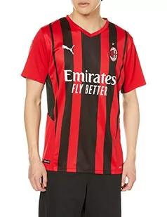 PUMA PUMA Męska koszulka Acm Home Shirt replika koszulki Tango Red -Puma Black XXL 759122 - Koszulki męskie - miniaturka - grafika 1