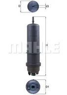Filtry paliwa - Filtr paliwa Mahle KL 872/7 - miniaturka - grafika 1