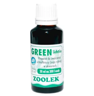 Zoolek Green Ichtio 30Ml (Zieleń) - Preparaty do akwarium - miniaturka - grafika 1