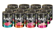 Mokra karma dla kotów - DOLINA NOTECI RAFI Cat Adult Mix smaków 12x400g - miniaturka - grafika 1