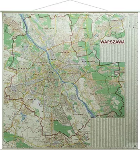 Jokart Warszawa mapa ścienna 1:18 000 Jokart - Atlasy i mapy - miniaturka - grafika 1