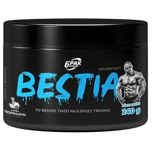 6PAK NUTRITION Bestia 240g - Produkty specjalne dla sportowców - miniaturka - grafika 1