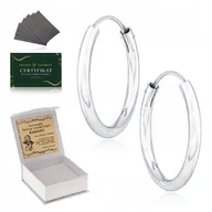 Biżuteria dla dzieci - KOLCZYKI SREBRNE KOŁA KÓŁKA KÓŁECZKA 1,8 CM DLA DZIEWCZYNKI + GRAWER - miniaturka - grafika 1