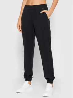 Piżamy damskie - Calvin Klein Underwear Spodnie dresowe 000QS6749E Czarny Regular Fit - grafika 1