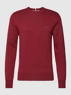 Sweter z dzianiny z efektem melanżu - Swetry męskie - miniaturka - grafika 1
