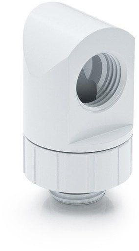 BitsPower Artemis 90 Grad Fitting - obrotowy, arktyczny biały BPM-AT90R-WH