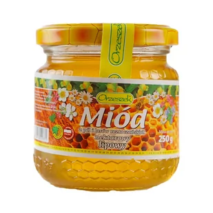 Miód nektarowy lipowy Orzeszek - 250 g - Miód - miniaturka - grafika 1