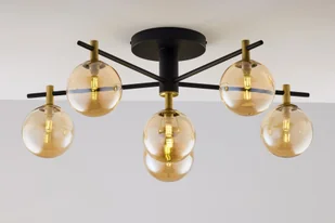 Lampa z okrągłymi kloszami JUP 2033 FIG 6 CZ/MS BU - Lampy sufitowe - miniaturka - grafika 1