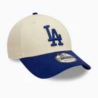 Czapki damskie - Czapka z daszkiem New Era Colourblock 9Forty Los Angeles Dodgers light beige WYSYŁKA W 24H 30 DNI NA ZWROT - miniaturka - grafika 1