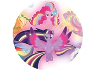 Ciasta i półprodukty do ciast - Dekoracyjny opłatek tortowy My Little Pony - 20 cm - miniaturka - grafika 1