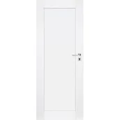 Drzwi wewnętrzne - Drzwi wewnętrzne Elegance slim 12 biały pełne 80 L - miniaturka - grafika 1