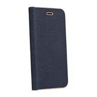 Etui i futerały do telefonów - Forcell Kabura LUNA Book Gold do IPHONE 7 / 8 / SE 2020 granatowy - miniaturka - grafika 1