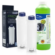 Akcesoria i części do ekspresów do kawy - Zestaw Do Delonghi, Filtr DLSC002 2 szt, Aqualogis Verde 750ml - miniaturka - grafika 1
