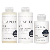 Zestawy kosmetyków damskich - Olaplex zestaw: Olaplex No. 4 szampon 250ml + Olaplex No. 5 odżywka 250ml + Hair Perfector No. 3 100ml - miniaturka - grafika 1