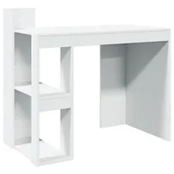 Biurka - Elior Białe biurko z dwoma półkami B9-L04 - miniaturka - grafika 1