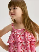 Bluzki dla niemowląt - Reserved - Wzorzysty top - różowy - miniaturka - grafika 1