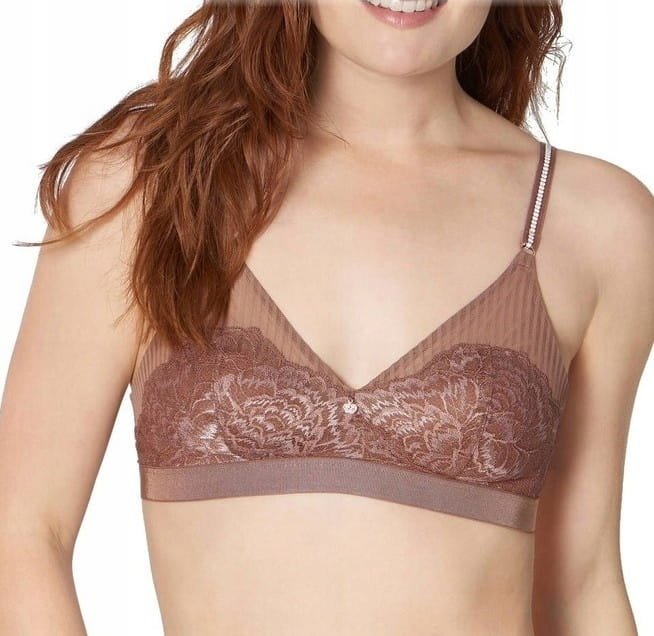 Triumph biustonosz miękki bez fiszbin Peony Florale P [rozmiar: 70C, kolor: caffe latte]