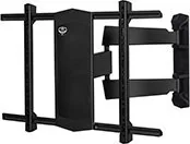 Uchwyty do telewizora - B-Tech Uchwyt przegubowy, obrotowy, podwójny funkcją pochylania i obrotu VESA 600 x 400 BT8226/B - miniaturka - grafika 1