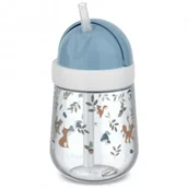 Kubki dla dzieci - Mepal Kubek dziecięcy ze słomką Mio Forest Friends 108014065408 300 ml - miniaturka - grafika 1