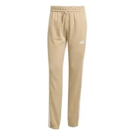 Spodnie rowerowe - adidas Kobiety ESSENTIALS 3-STRIPES FRENCH TERRY CUFFED PANTS, warm sandstone/white, XL - miniaturka - grafika 1