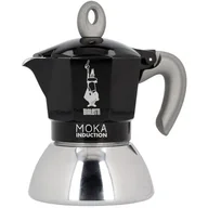 Zaparzacze i kawiarki - Bialetti New Moka Induction 2tz Czarna 0006932 - miniaturka - grafika 1
