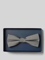 Krawaty i muchy męskie - Mucha z jedwabiu z fakturowanym wzorem - miniaturka - grafika 1