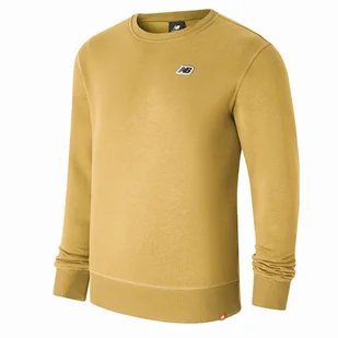 Bluza New Balance MT23601GHO - żółta - Bluzy sportowe męskie - miniaturka - grafika 1