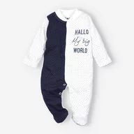 Pajacyki dla niemowląt - Pajac niemowlęcy z bawełny organicznej dla dziewczynki-86 - miniaturka - grafika 1