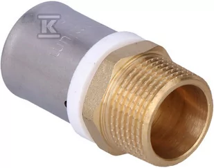 ZŁĄCZKA ZAPRASOWYWANA GZ 25MM X 3/4" profil U - Łączniki, trójniki, kształtki - miniaturka - grafika 1