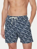 Kąpielówki męskie - Paul&Shark Szorty kąpielowe 25415035 Granatowy Regular Fit - miniaturka - grafika 1
