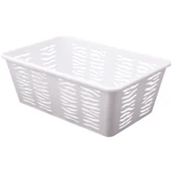 Pudła i pojemniki do przechowywania - Koszyk zebra 36,4 x 25,4 x 14,5 cm biały - miniaturka - grafika 1