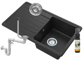 Zlewozmywaki - Zlew Zlewozmywak Granitowy Jednokomorowy Komora 17 - miniaturka - grafika 1