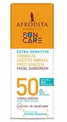 Balsamy i kremy do opalania - Afrodita Sun Care Extra Sensitive SPF50 Krem Przeciwsłoneczny Do Twarzy 50ml - miniaturka - grafika 1