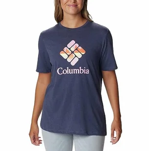 Columbia Bluebird Day T-shirt damski, swobodny, z okrągłym wycięciem pod szyją - Koszulki i topy damskie - miniaturka - grafika 1
