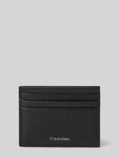 Etui na karty z detalem z logo - Portfele - miniaturka - grafika 1