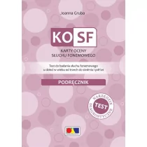 KOMLOGO KOSF Karty oceny słuchu fonemowego - Joanna Gruba - Materiały pomocnicze dla nauczycieli - miniaturka - grafika 1