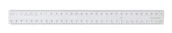 Linijki, ekierki - LEVIATAN Linijka 30cm plastikowa Leviatan - miniaturka - grafika 1