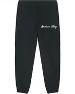 Spodnie sportowe męskie - AMERICAN COLLEGE USA Spodnie dresowe męskie, czarny, L - miniaturka - grafika 1