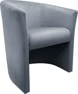 Fotele - Atos Fotel MAROS BL VELVET ciemno szary nowoczesny tapicerowany aksamitem ATOS - miniaturka - grafika 1