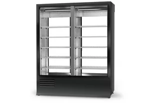 Energooszczędna szafa chłodnicza dwustronnie przeszklona RAPA SCh-2SR 1D 1200 ecoline - Szafy i witryny chłodnicze - miniaturka - grafika 1