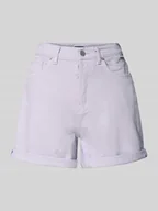 Spodenki damskie - Szorty jeansowe o kroju regular fit z czystej bawełny - miniaturka - grafika 1